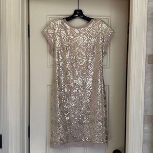 Vince Camuto Sequin Embellished Cocktail Dress